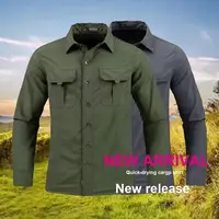 Chemise légère et respirante, chemise tactique multifonctionnelle, chemise de travail d'extérieur à manches longues, protection solaire de sport respirante 1