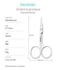Stainless Steel Small Nail Tools Eyebrow Nose Hair Scissors Cut Manicure Facial Trimming Tweezer Makeup Beauty Tool 4