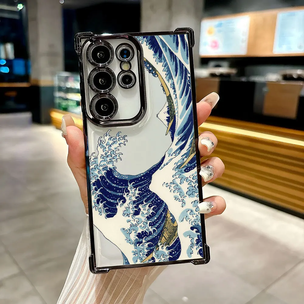 Kanagawa Great Wave Art Phone Case - Japan Anime Design Cover