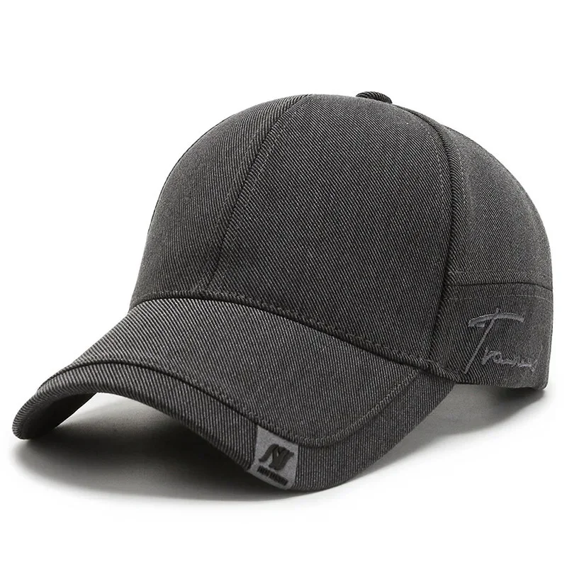 하이 퀄리티 남성용 솔리드 야구 모자, 야외 코튼 캡, 본 Gorras CasquetteHomme, 트럭 운전사 모자