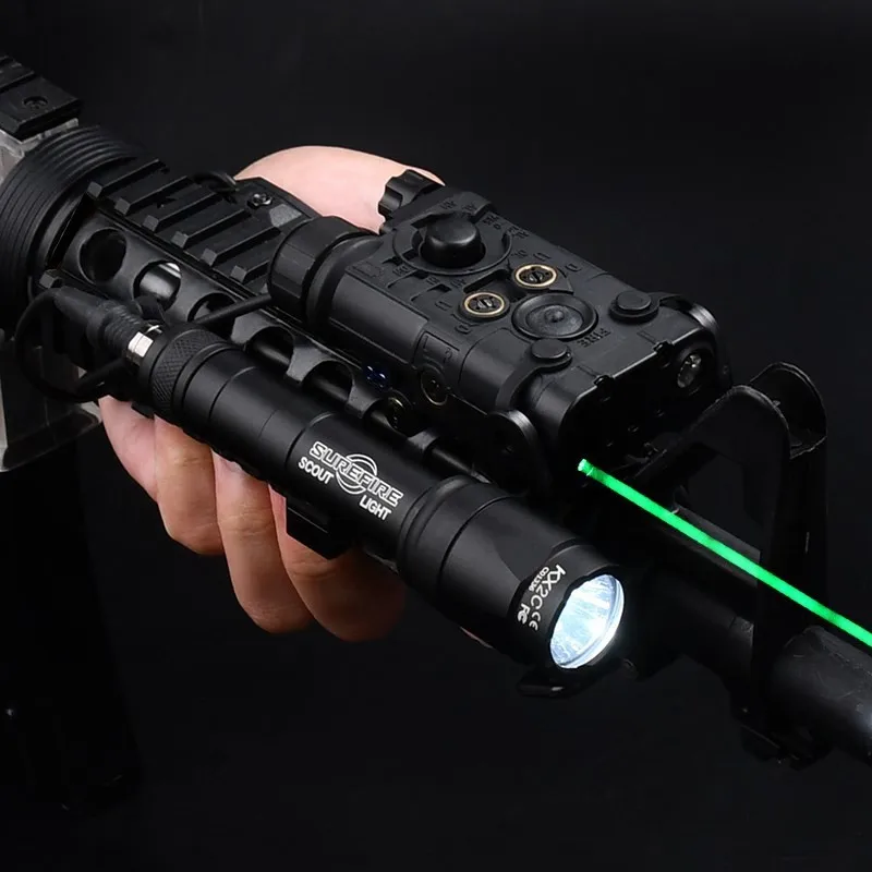 

Tactical NGAL Laser Sight Surefir M300A M600C M640 M340 Flashlight Weapon Light Dual Pressure Switch Airsoft Red Green IR Laser