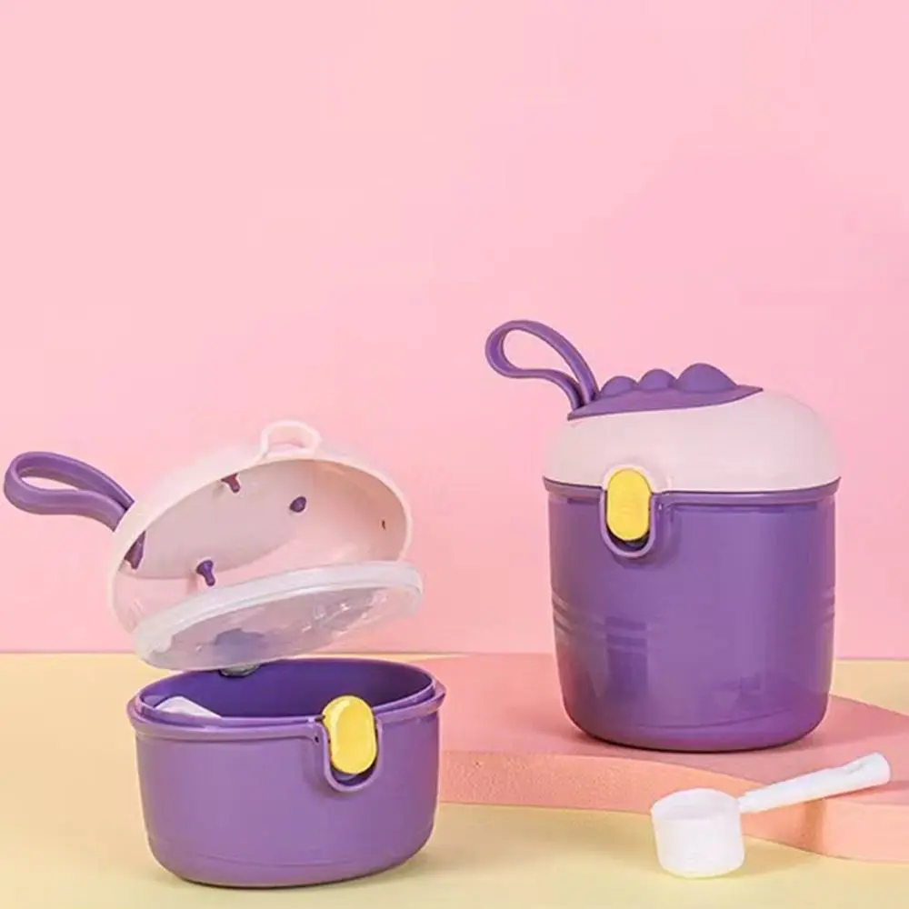 

Essential Cereal Baby Milk Powder Box Feeding Lunch Box With Milk Powder Spoon Toddle Snacks Container Seal Jar Milk Powder