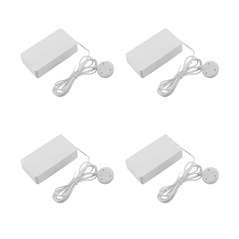 

4X Tuya Smart WIFI Water Flood Sensor Water Leakage Detector Send Alert When Leak Detected Work With Alexa Google Home