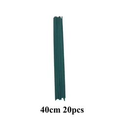 Green Floral Stem Sticks for DIY Crafting and Handmade Projects (40cm 20pcs)