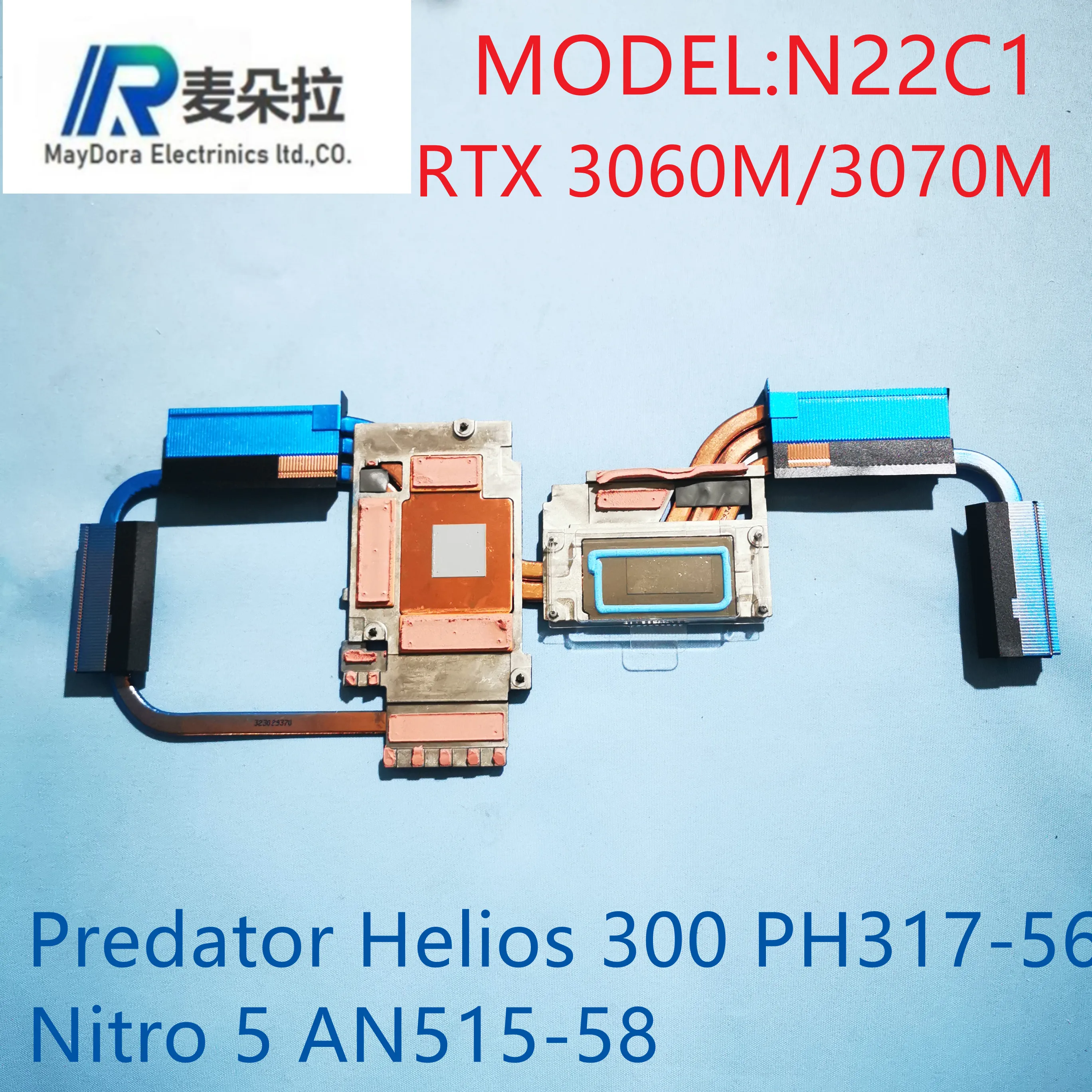 Dissipador de Refrigeração Térmica do Portátil Apto para Acer Predator Helios300 Ph31555 Nitro5 An515-58 An51546 Série N22c1 Nh.qfmaa Nx.abraa - Imagem 2