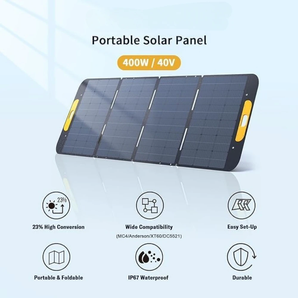 3096Wh Solar Generator, FlashSpeed 1500 Power Station Bundle with Extra Battery & 400W Solar Panel, 1500W (3000W Peak) 6