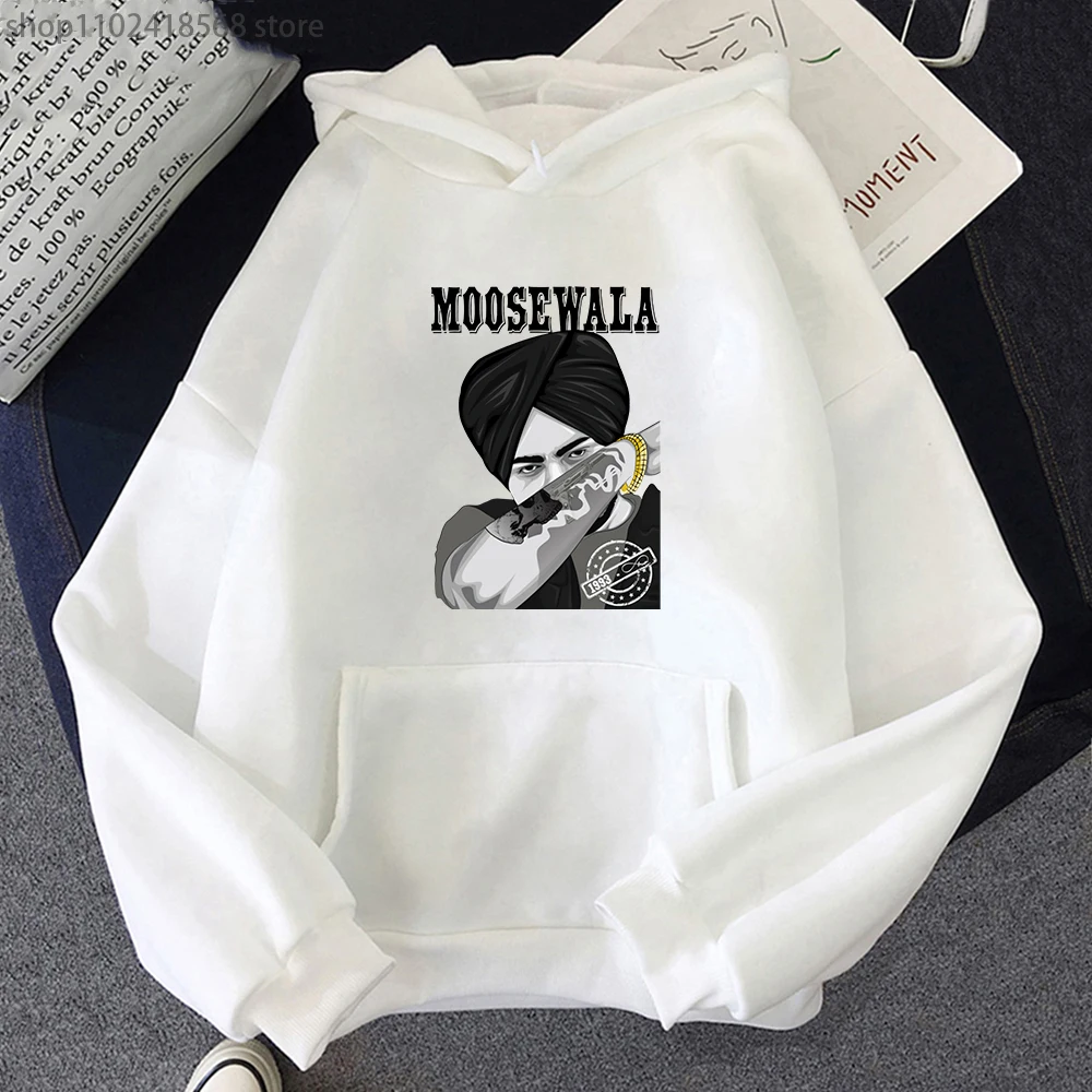 Sidhu Moose Wala Men Hoodies Long Sleeve Indian Rapper Sweatshirt Hip Hop  Streetwear Women O-neck Casual Female Tops Harajuku - AliExpress