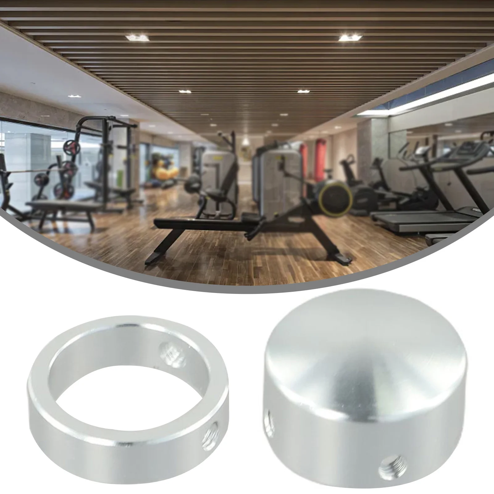 Plate Loaded Machine Handle Cap Gym Handle End Cap High-quality Aluminum Alloy Inner Diameter Approx. 26mm Weight About 30g