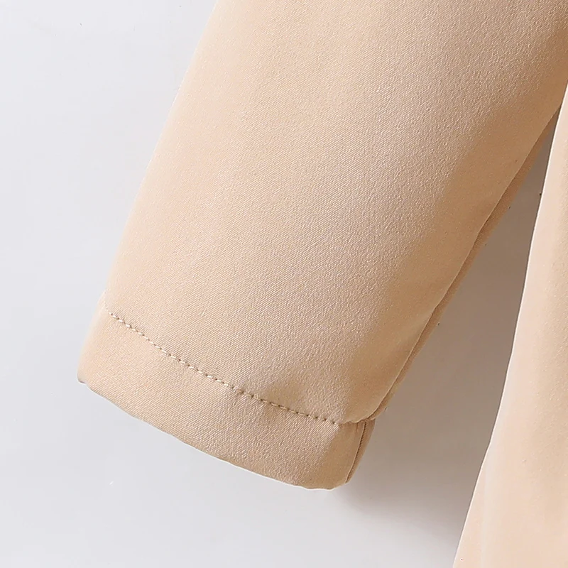Girls Casual Fashion Double Breasted Fleece Windbreaker Children's Autumn and Winter Coat kids jacket girls trench coats
