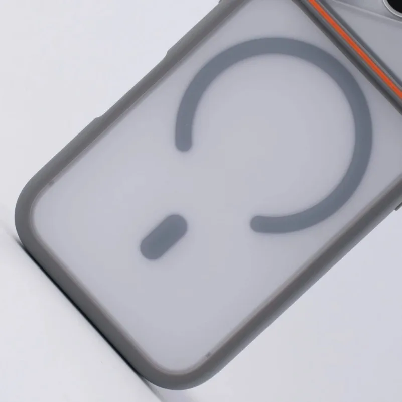 Matte Translucent Magnetic Shockproof Case with Magsafe Compatibility