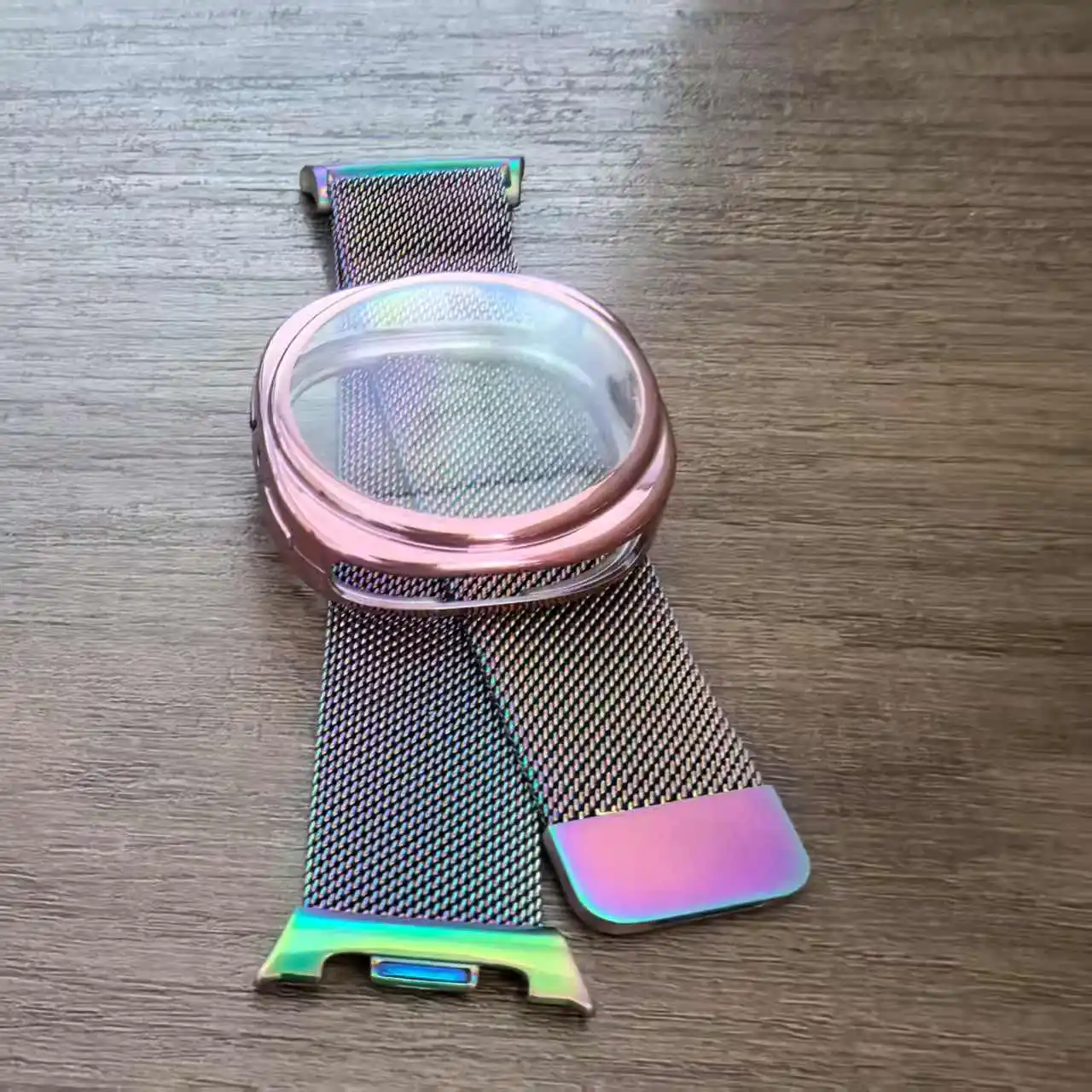 Stainless Steel Milanese Loop Watch Band with TPU Cover - 2 Pack