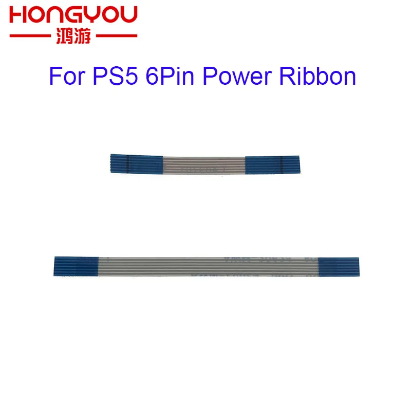 Connettore Flat Flex 6 PIN Tasto Power Per Sony PS5 Playstation 5 V1 E V2 - Ricambio Generico, 3,5 Cm - Foto 2
