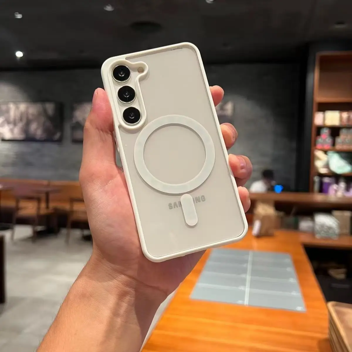 Para magsafe caso magnético para samsung galaxy s25 s24 s23 fe s22 plus ultra borda a15 a35 a55 a16 a36 a56 capa 3