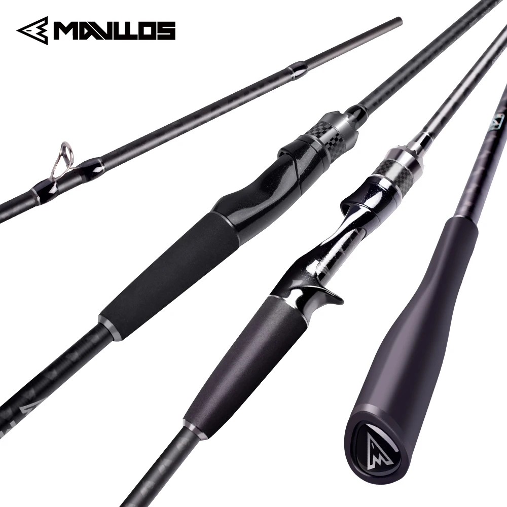 

Mavllos Cavalry Bass Fishing Spinning Rod, Carbon M ML Tip 1.98M Lure 5-15g/7-28g 8-25lb Ultralight Carp Fishing Casting Rod
