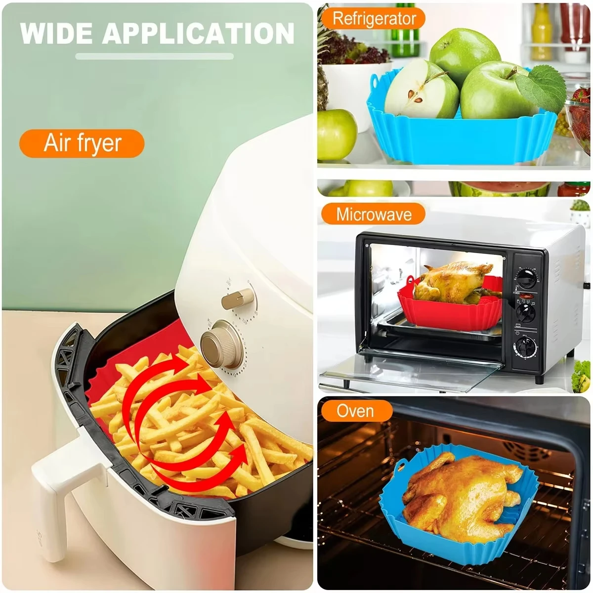 Silicone Air Fryer Tray 4