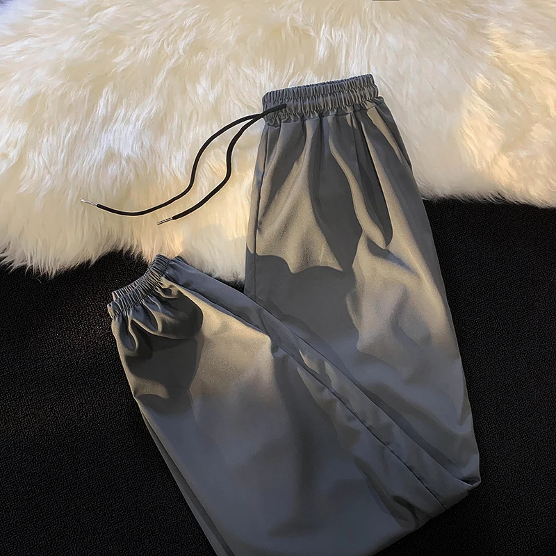 

Однотонные мужские брюки-карго, модель F165 большого размера, повседневные уличные брюки, мужские водонепроницаемые брюки, мужская модель, стиль хип-хоп, 2024