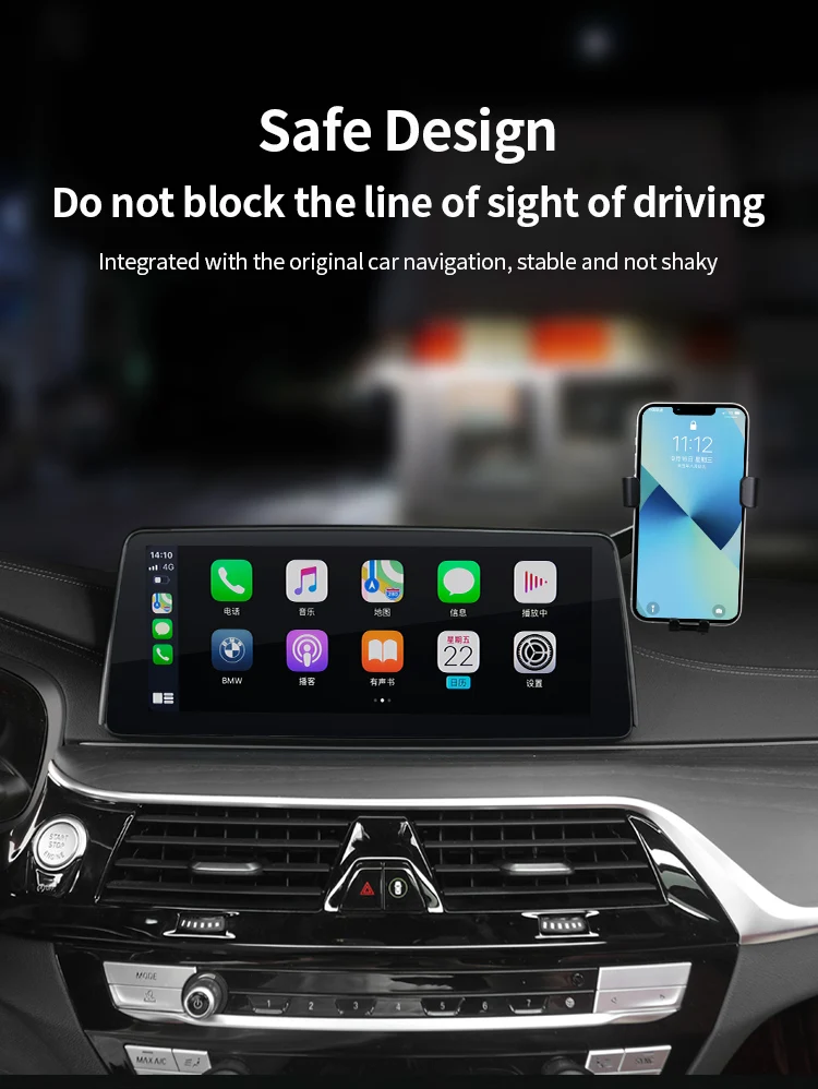 ABS Auto Dashboard Konsole Lagerung Box Verstauen Aufräumen Auto Dash Organizer Gläser Telefon Halter Zubehör Für BMW Series5 G30 G38 – Detail 10