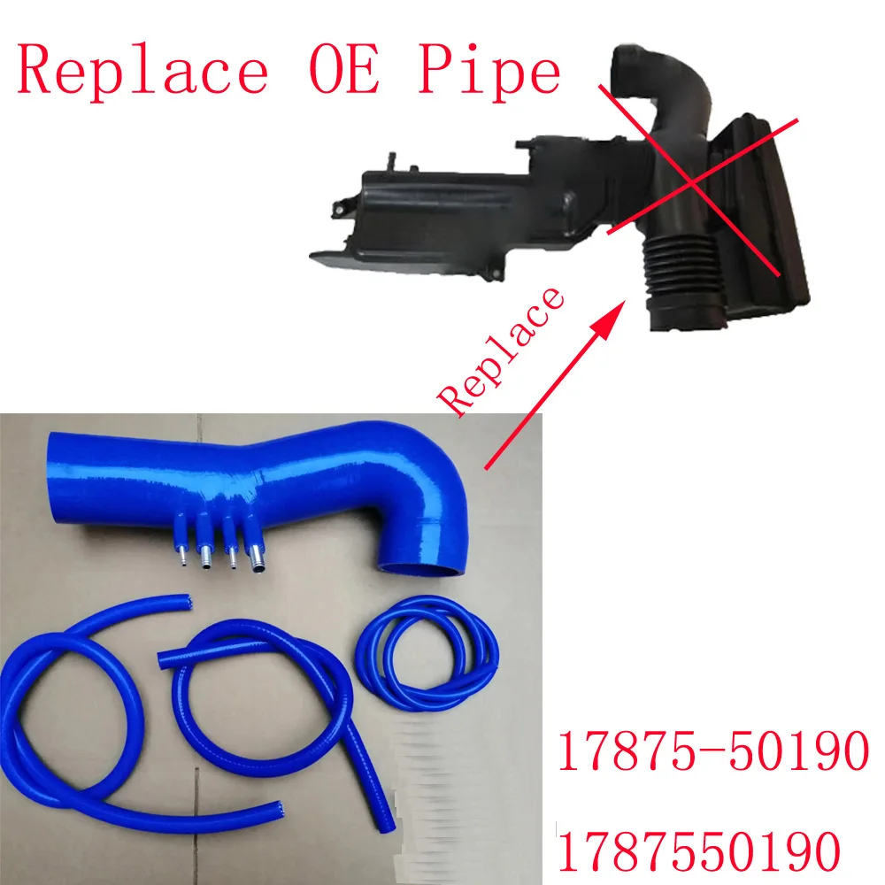 Air Intake Cleaner Hose Pipe 1787550190 For Land Cruiser 100 Lexus