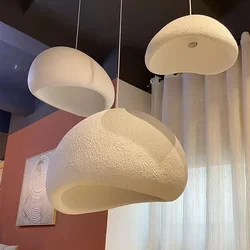 Lámpara colgante de viento nórdica Wabi Sabi para sala de estar, comedor, Bar, decoración del hogar, candelabro colgante para dormitorio, accesorio de iluminación artístico