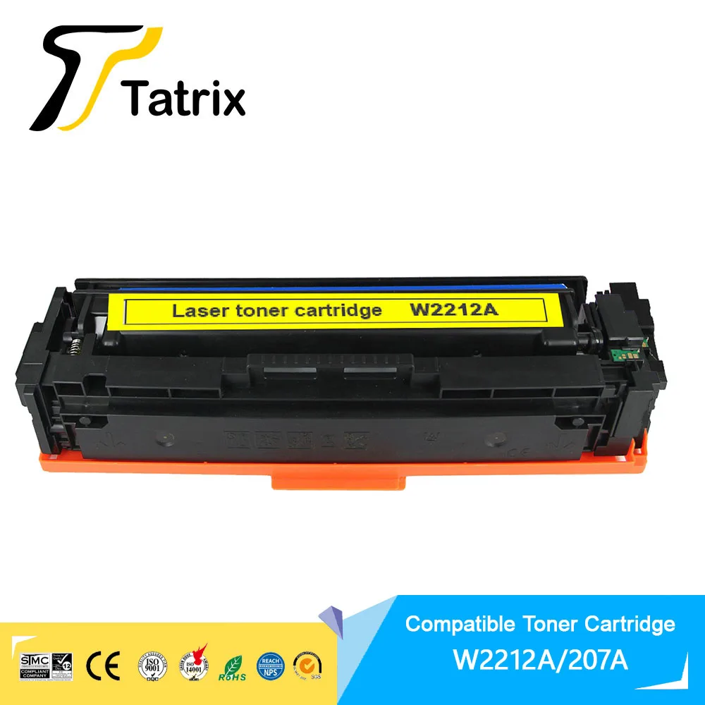 Tatrix For hp 207A Compatible Toner Cartridge W2210A W2211A W2212A W2213A  For HP Color LaserJet Pro M255dw/M255nw MFP M283nw