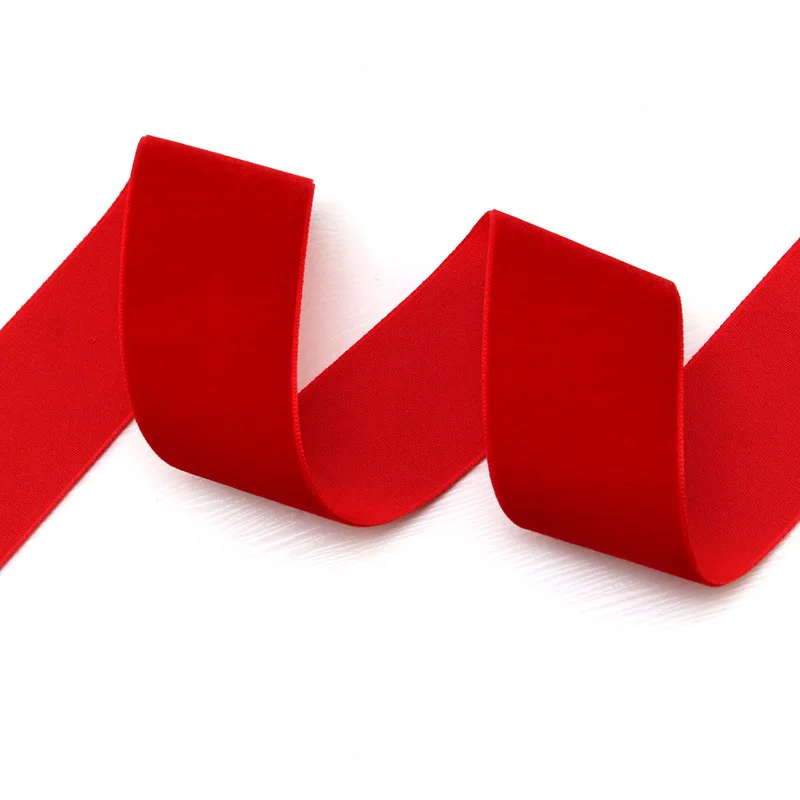 (5 Meters/roll) 40mm Velvet Ribbon Wholesale Gift Wrapping Decoration Christmas Lace Ribbons DIY Holiday Party Decoration