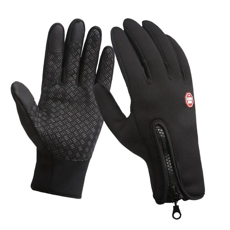 Skiing Hand Warmers Gloves Hand Warmer Rechargeable Heated Mittens Gloves Windproof Warm Heating Gloves for Riding Running 4