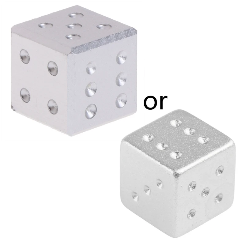 

16mm 6 Sided Golden Silver Colors Aluminum Alloy Game Bar Party