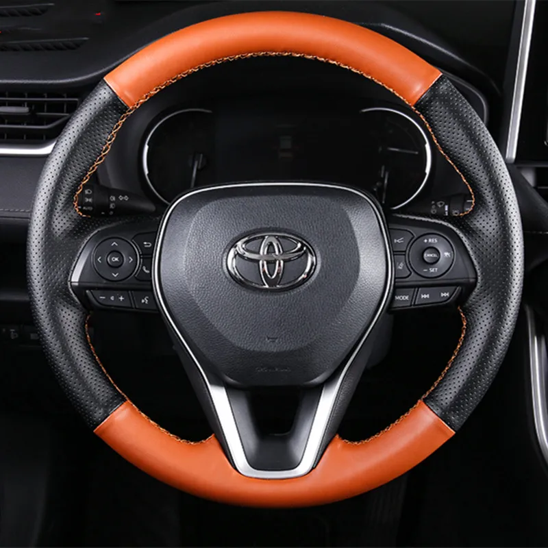 

Сделай Сам, сшитая вручную замшевая кожа, искусственная кожа для Toyota RAV4 Wildlander, интерьерные автомобильные аксессуары