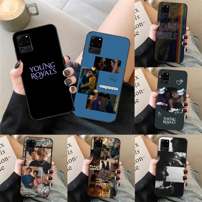 Custodia Per Telefono Movie Young Royals Per Samsung Galaxy S6 S7 S8 S9 S10 S21 S22 Plus Cover Per Telefono Nera Ultra Morbida