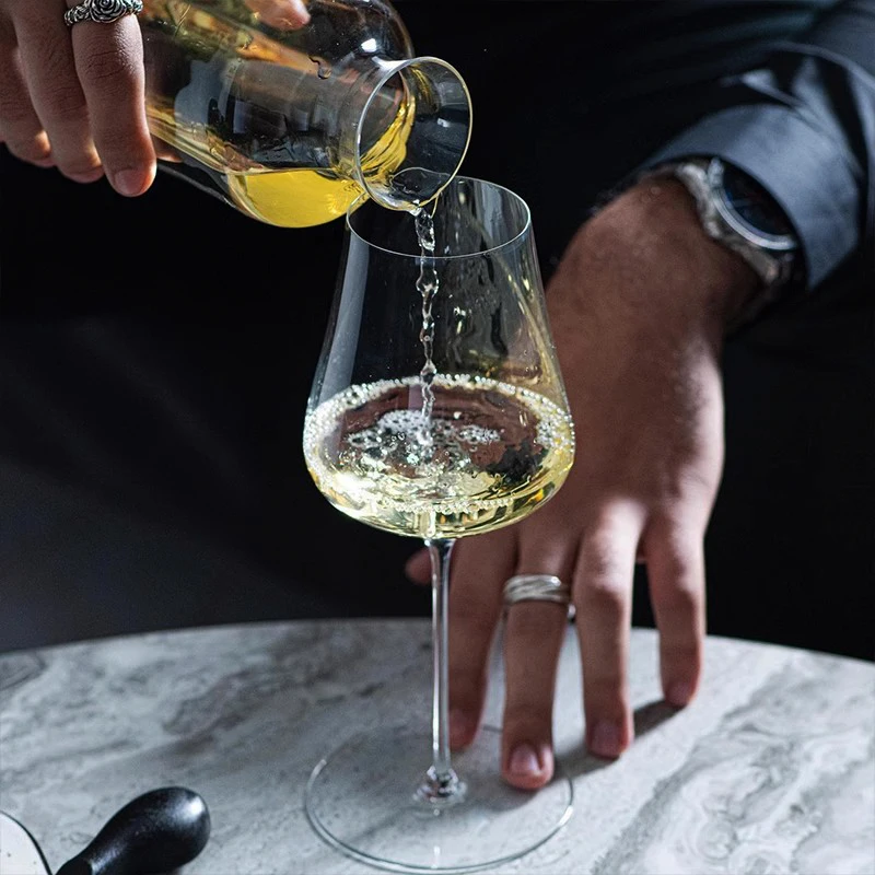 Grassl Style Libert&eacute; 460ml Universal Red White Wine Crystal Glass Handmade No Bubble Perfect Flawless Upscale Wine Cup glass drinkware