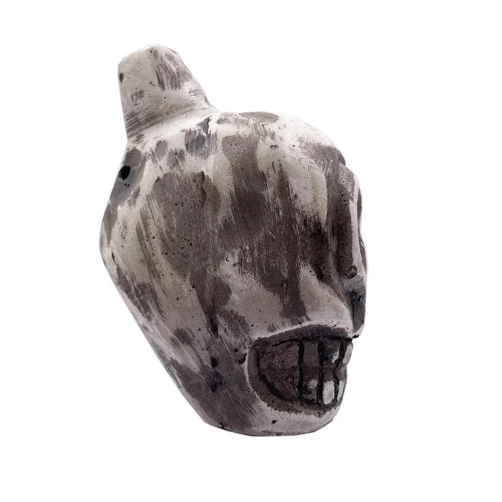 Aztec Skull Whistle Creepy Loud Human Scream War Death Whistle High Decibels Sounding for Halloween Gift