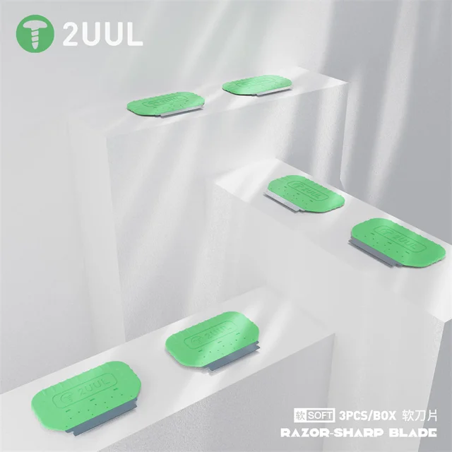شفرات تنظيف وفك 2UUL Razor-Sharp الحادة (3 قطع) - موديلات DA95/DA96 4