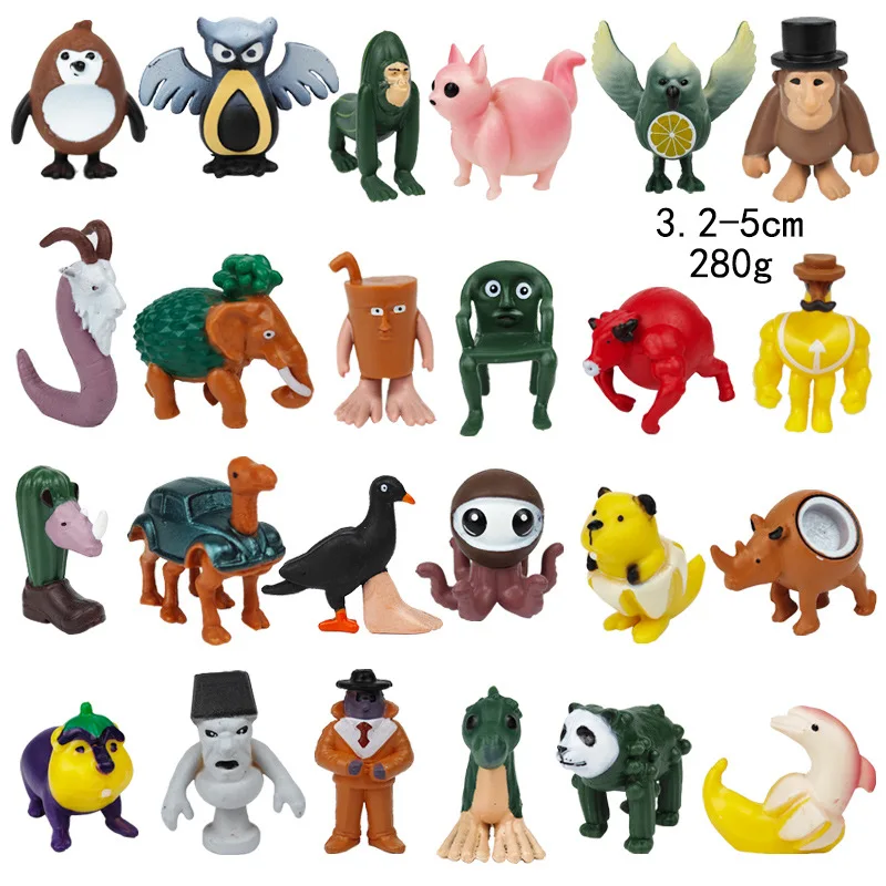 Italian Brainrot Tung Sahur Figure Toy Tralalero Tralala Figures