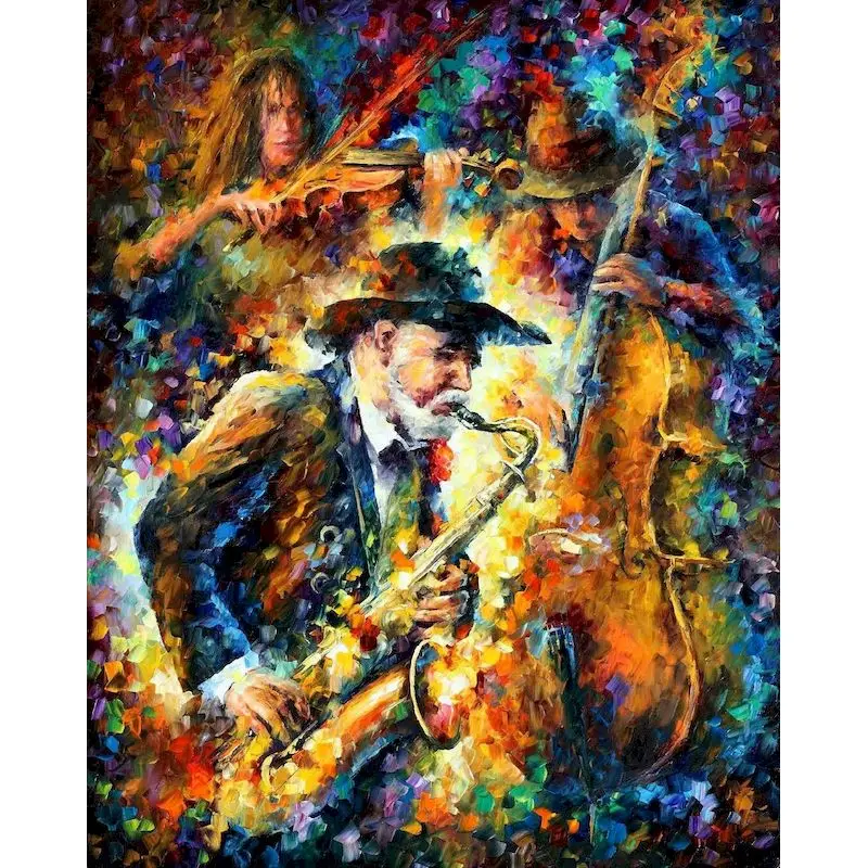 

GATYZTORY Diy Frame Painting By Numbers Kits For Adults Abstract Artist Paint By Numbers For Wall Art Picture Home Decor Diy Gif