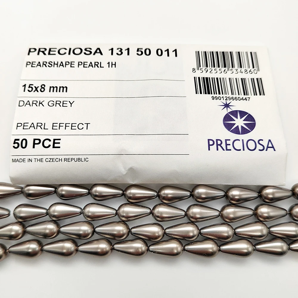 100 % echtes Preciosa 13150011 Birnenförmige Perle, 1H Tropfenperlen mit vollständig gebohrtem Loch für DIY-Schmuck – Detail 12