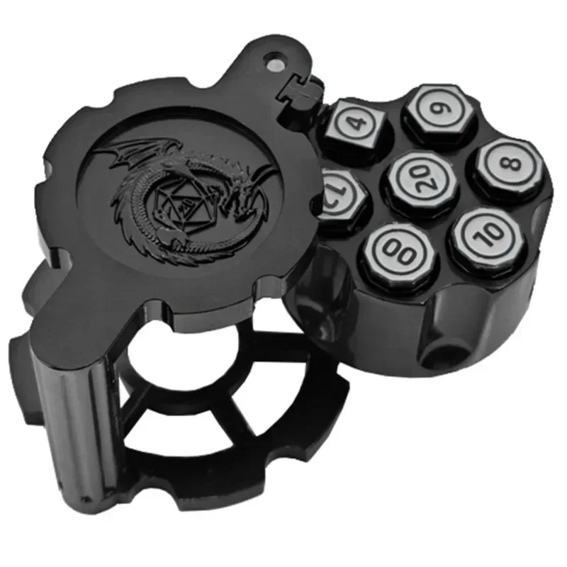 Metal revolver bullet dice set dice Cthulhu board game zinc alloy entertainment reunion drinking table games game dice,dice set