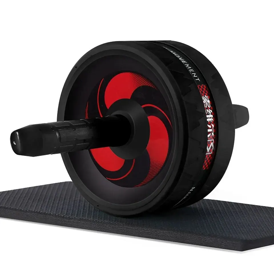 AB Roller&Jump Rope No Noise Abdominal Wheel AB Roller with Mat For Arm Waist Leg Exercise Gym Fitness Equipment abdominal wheel abdominal fitness instrument abdominal workout aids