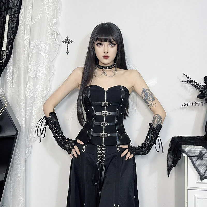 Y2K bondage sheer knit layered シースルー　ニット Harajuku Kawaii Fashion Y2K Fairycore Oversized Sheer Knit