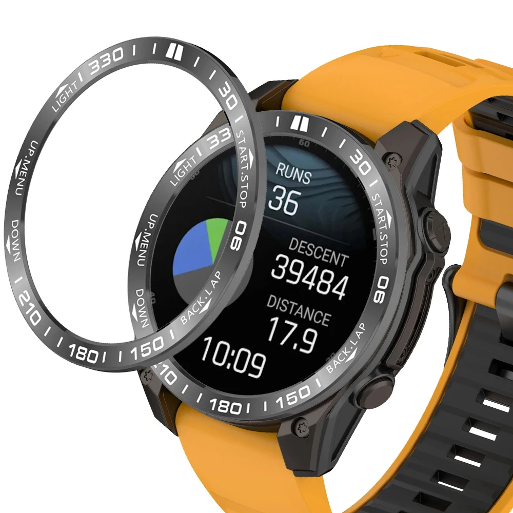 Sleek Metal Bezel Ring Styling Case - Anti-Scratch Protective Frame Bumper Ring