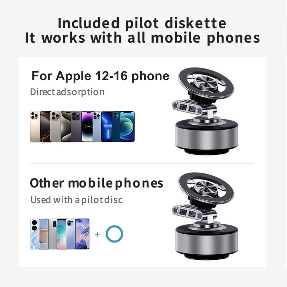 360 Degree Magnetic Electric Car Phone Holder