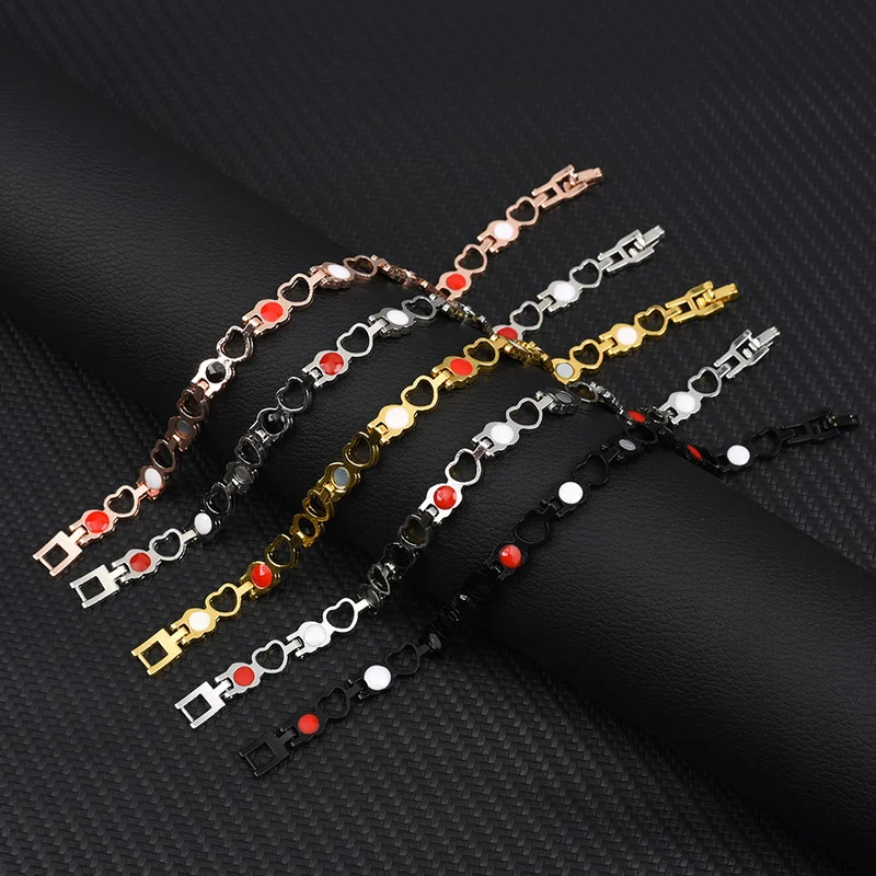 Magnetic Bracelet 5 Colors Women Weight Loss Energy for Healthcare
