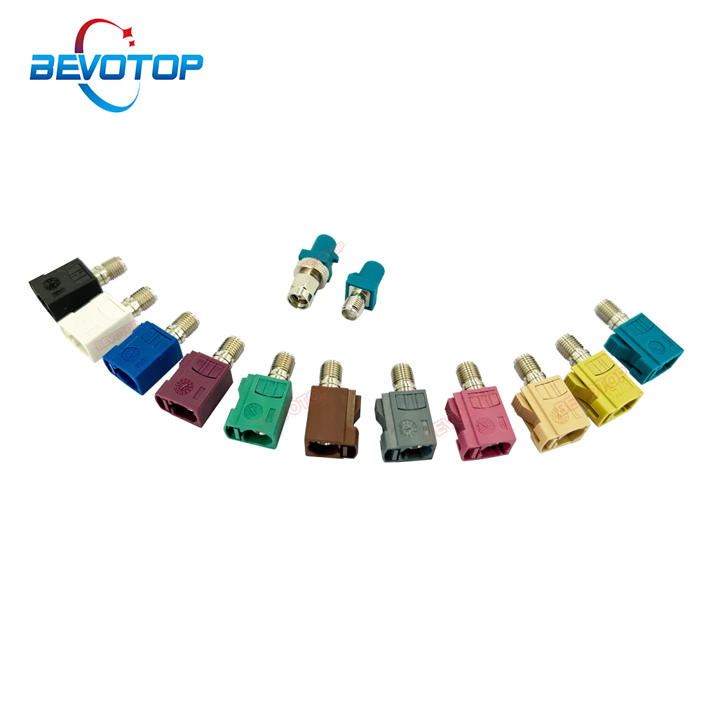Adaptador Coaxial rf para Sma Fêmea Fakra para Fêmea Código a b c d e f g h i k z Bevotop Novo 10 Pcs Lot