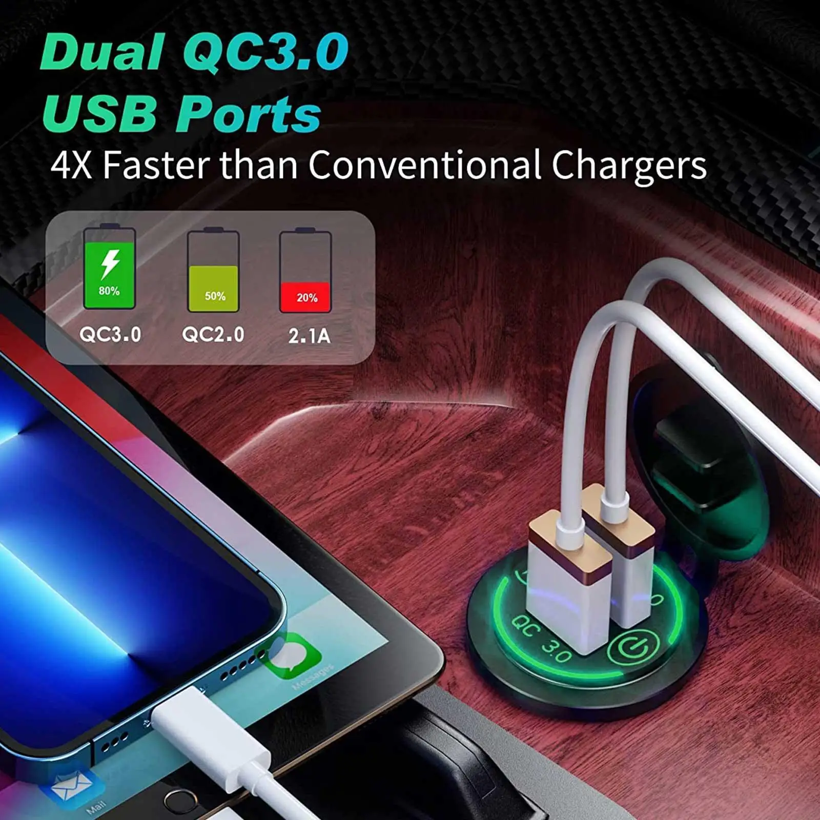 QC 3.0 ڵ     USB  , ġ , ڵ Ʈ Ʈ T5X6 , 36W