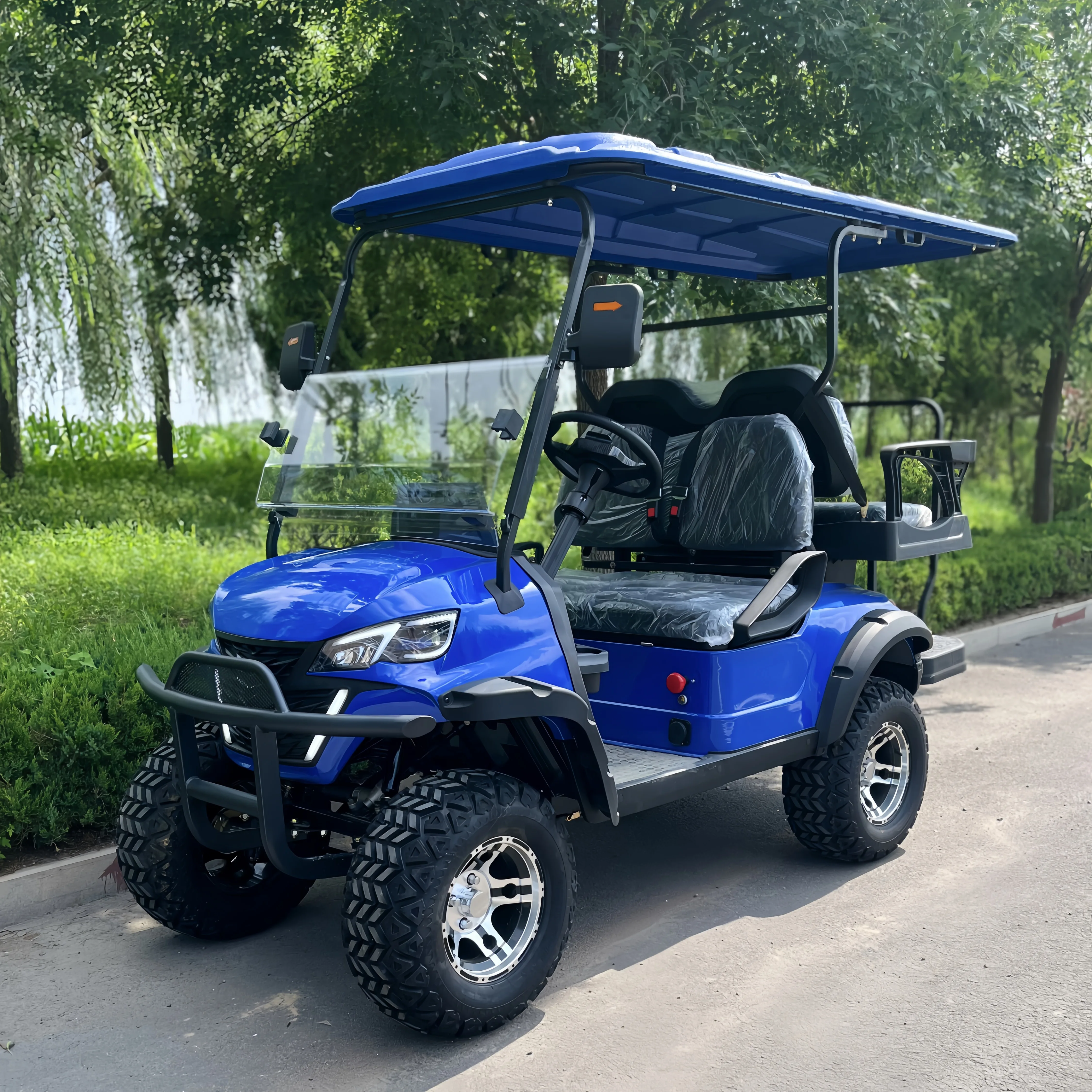 Electric Club Car Golf Buggy 2 Wheel Mini Single Seat Golf Carts For Sale