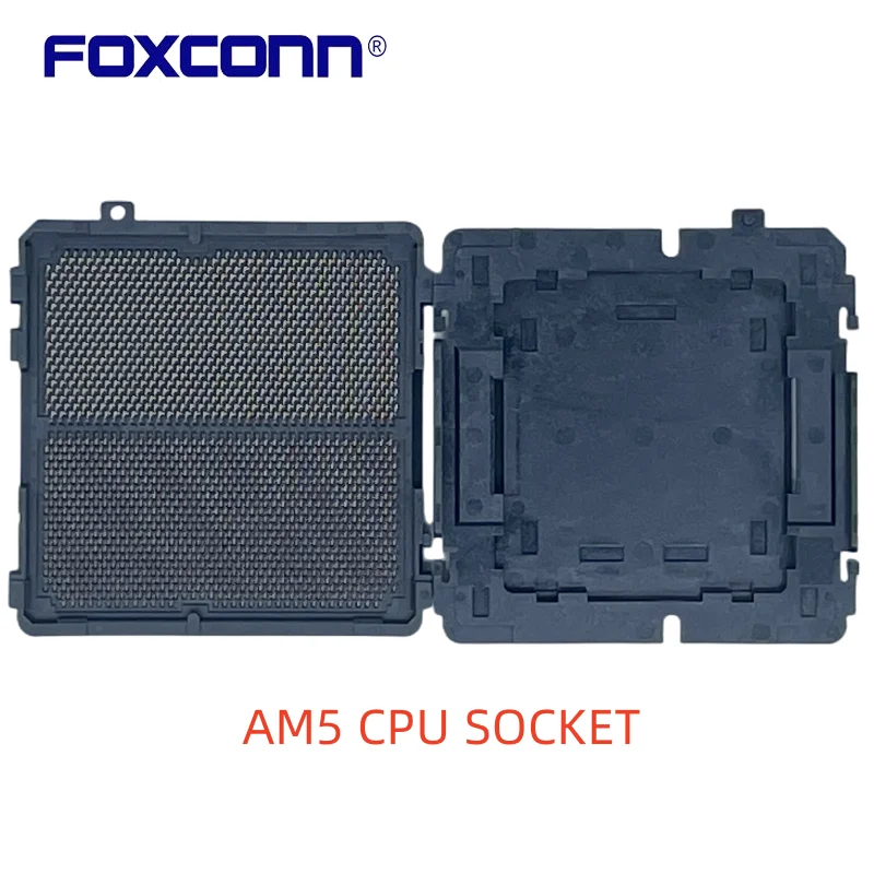 

Foxconn Original 100% New CPU Socket AM5 Socket LGA1718 For PC Motherboard CPU BGA Base Large Tin Ball Connector Holder Base