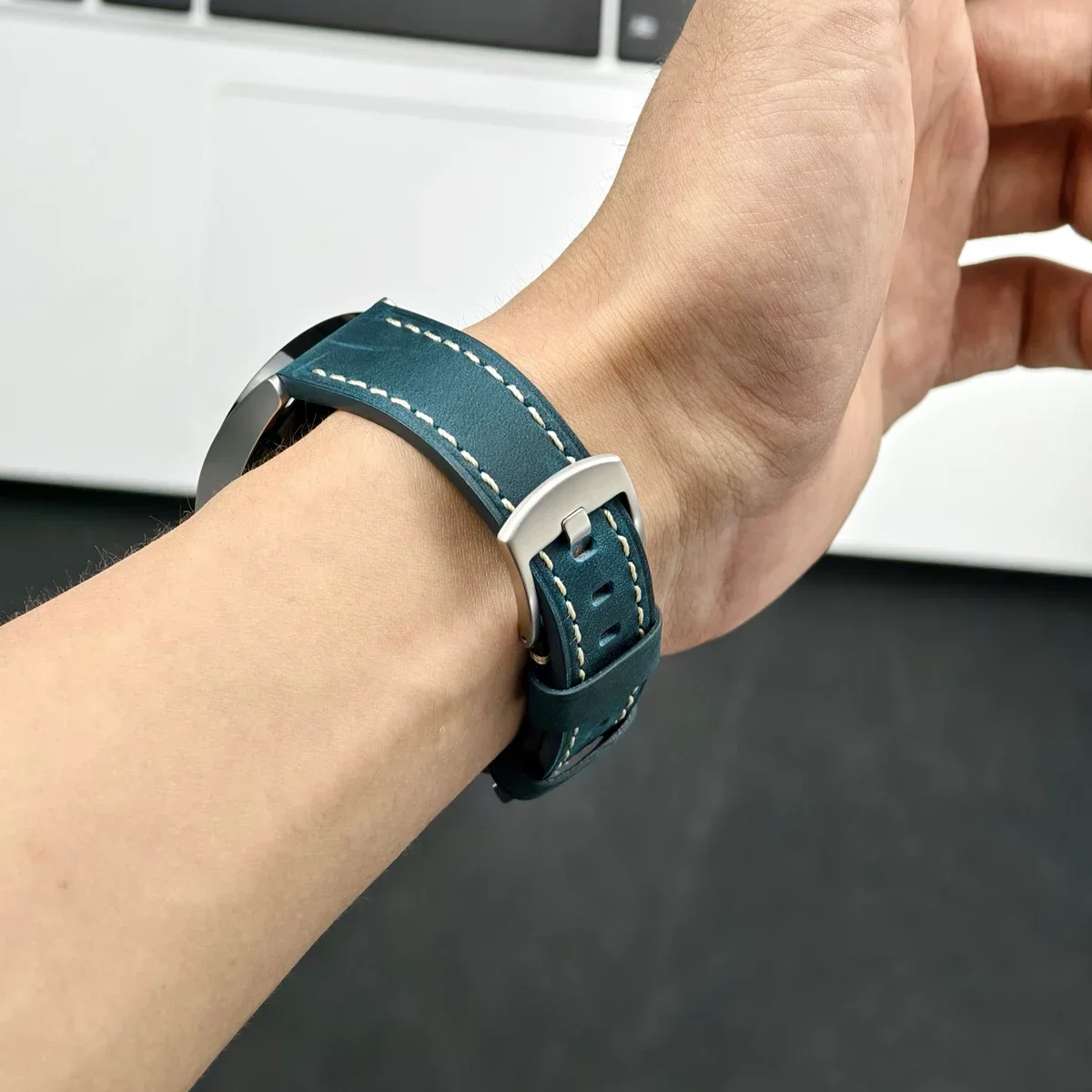 Premium Leather Quick Release Wristband Strap