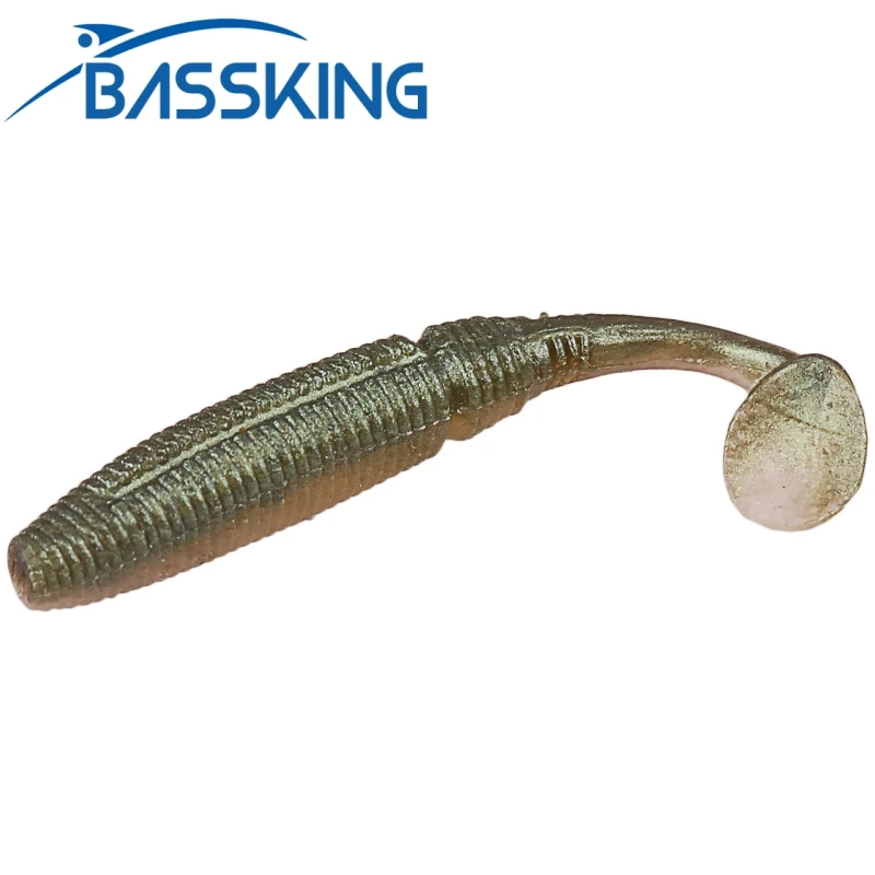 10 Pz Soft Bait 45Mm 1G T-Tail Fishing Lure Silicone Esche Isca Artificiale Para Pesca Fish Feeder Esche Leurre Souple Mer Peche