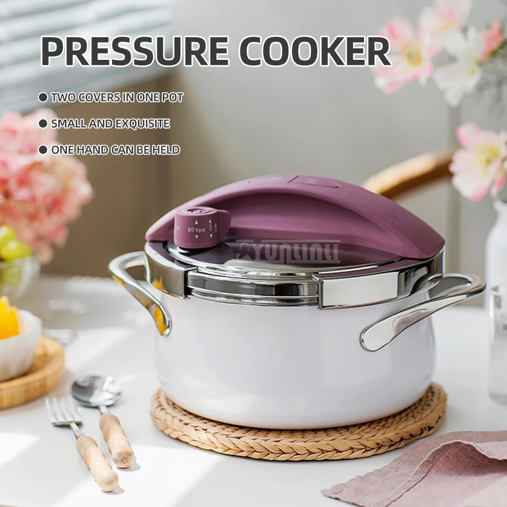 Upgrade 3L Cookware Pressure Cooker 304 Stainless Steel Thickened Pressure Cooker Kitchen Appliances