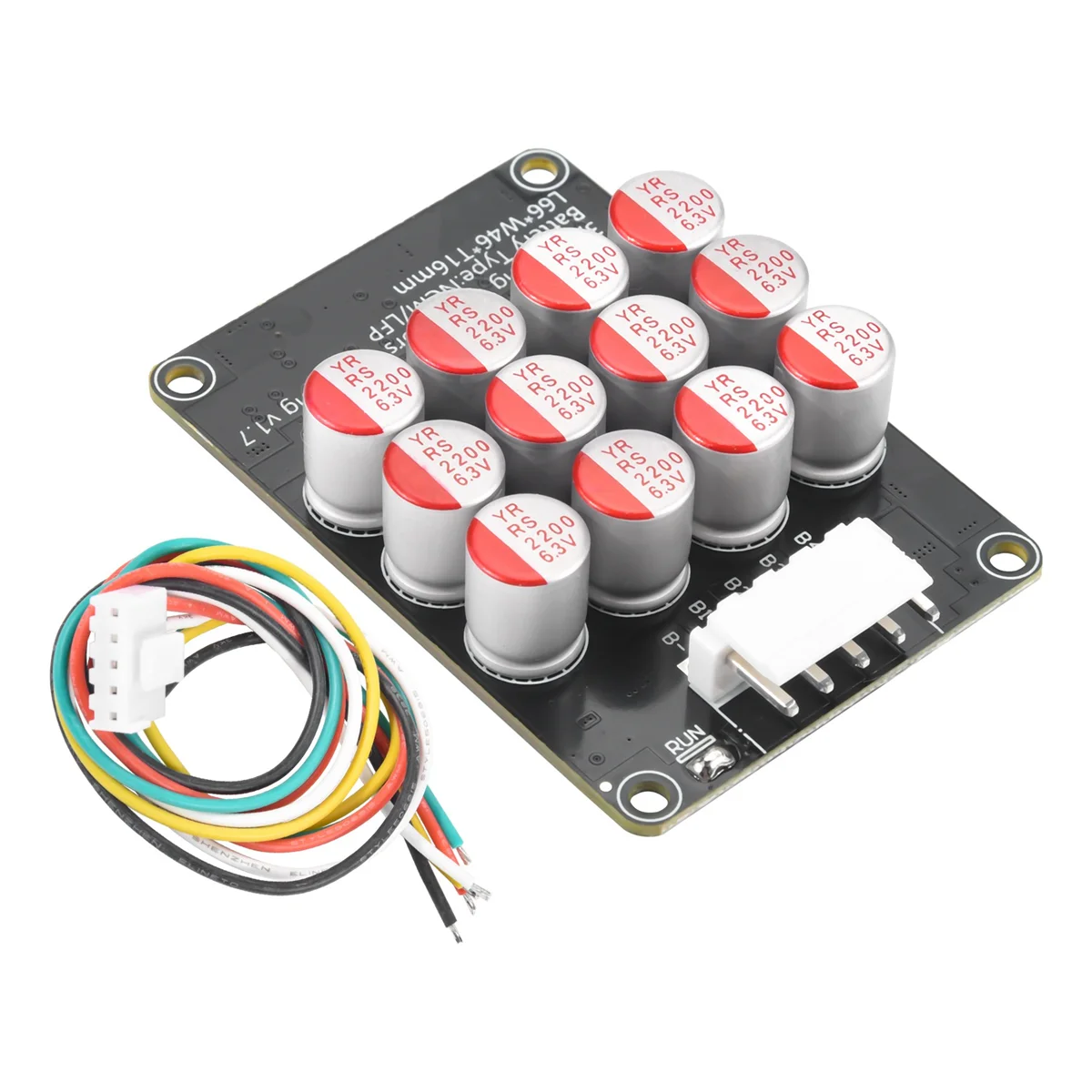 2PCS 4S Active Equalizer Balancer Lifepo4 / Lipo/ LTO Battery Energy Equalization Capacitor BMS Board