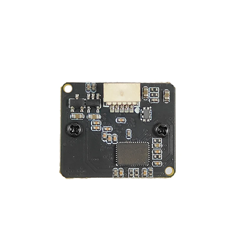 Modulo fotocamera con obiettivo e scheda mostrato da più angolazioni